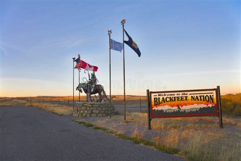 Reservation Blackfeet Indians Stock Photo - Image: 5881730