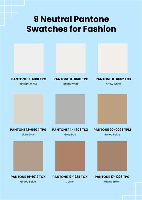 Pantone Matching System Color Chart in Illustrator, PDF - Download | Template.net