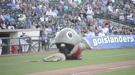 MLB MASCOT Fails Compilations - YouTube