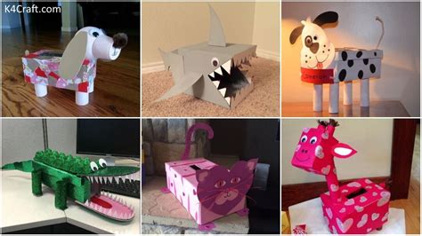 Creative Cardboard Box Crafts For Kids - Kids Art & Craft