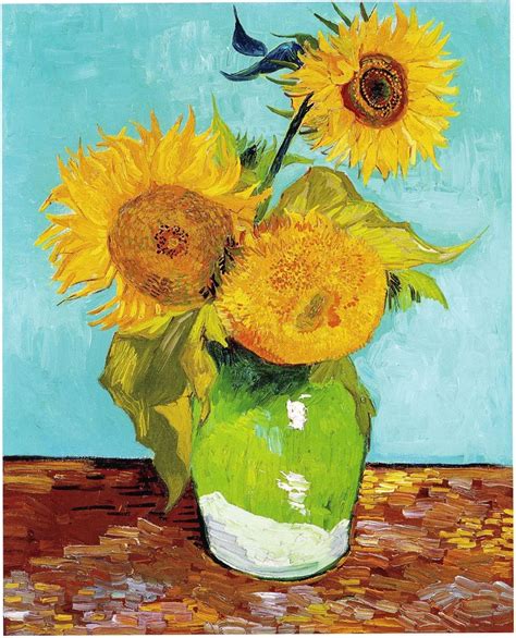 《向日葵》梵高Sunflowers Vincent van Gogh | 爱博文传