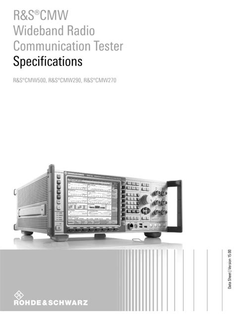 Rohde & Schwarz CMW500