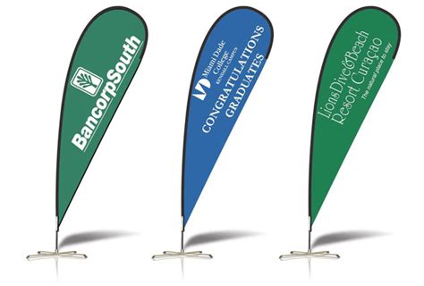 print design - What special considerations are there for printing on 'flag' signage? - Graphic ...