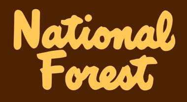 Indsamling 77+ Font National Forest Logo Frisk