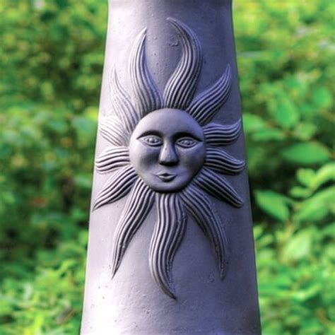 Garden antique crafted cast iron chiminea with steel flue | Fire pit ...