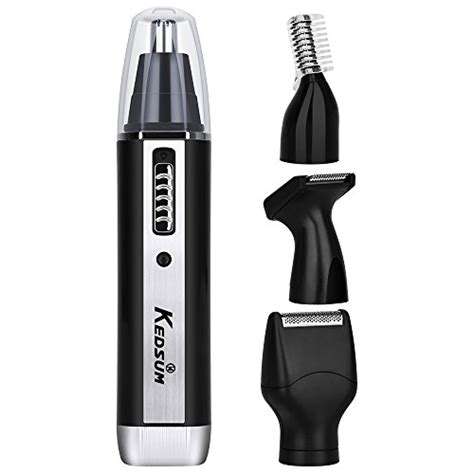 Rechargeable Nose Hair Trimmer-KEDSUM 4 in 1 Professional Nose Trimmers ...