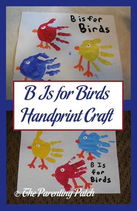 B Is for Birds Handprint Craft | Parenting Patch