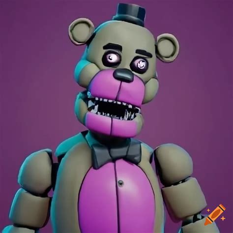 Crossover of fnaf and fortnite on Craiyon