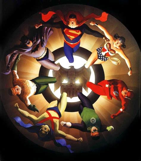 Silver Age Justice League founders by Alex Ross : r/DCcomics