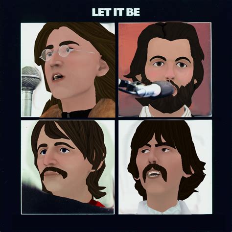 Let It Be Album Cover 3D Render by SpiritedSpy on DeviantArt