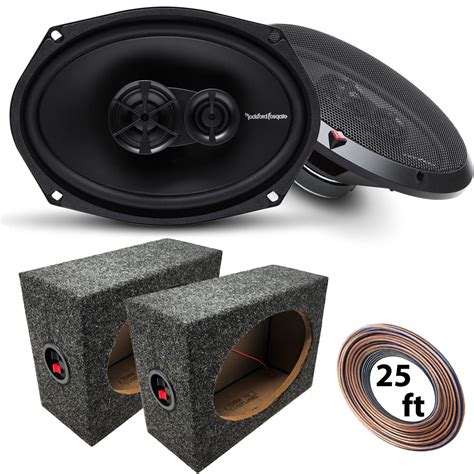 R169X3 Rockford Fosgate 6x9? Speakers + (2) 6x9? Speaker Box w/ Free ...