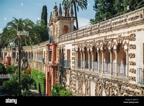 The amazing Royal Palace in Seville, Andalusia, Spain Stock Photo - Alamy