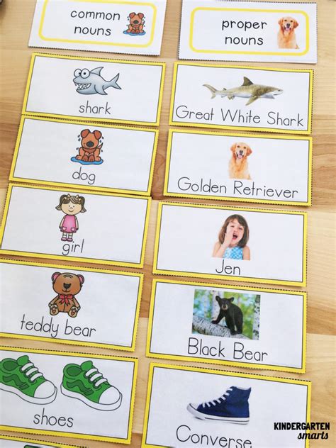 common:proper nouns - Kindergarten Smarts