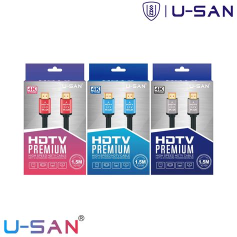 USAN 1.5M HDMI 4K 2.0V PREMIUM HIGH SPEED HDTV CABLE 60HZ – Apex Digital