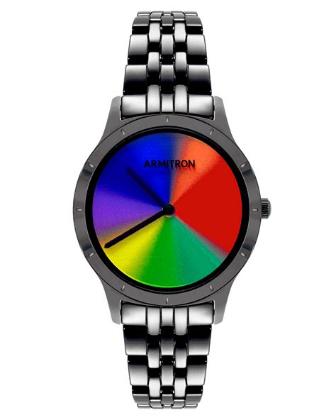 Prismatica™ | 36mm, Black Ceramic/Rainbow | Color Changing Watches