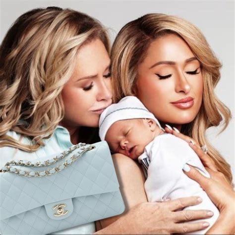 Paris Hilton Surprises Mom Kathy with a Chanel Bag and a Baby | PurseBop