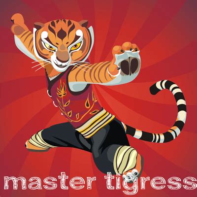 How to Draw Master Tigress from Kung Fu Panda 1 and 2 with Easy Lesson ...