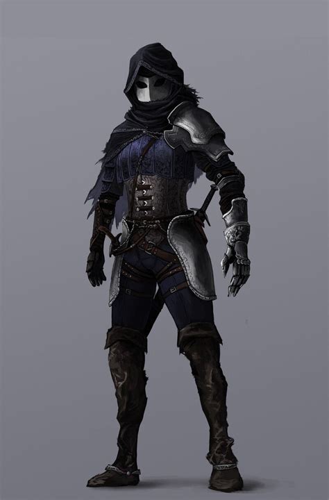 ArtStation - Character Concept: Masked Assassin, Ricardo Herrera | Rogue character, Concept art ...