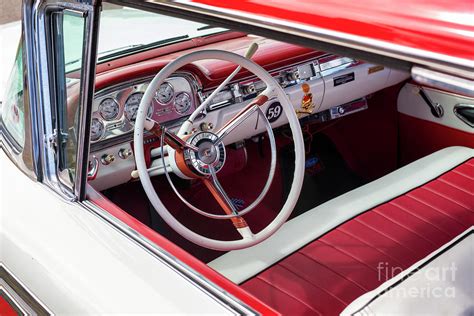 1959 Ford Fairlane 500 Interior Photograph by Tim Gainey - Pixels