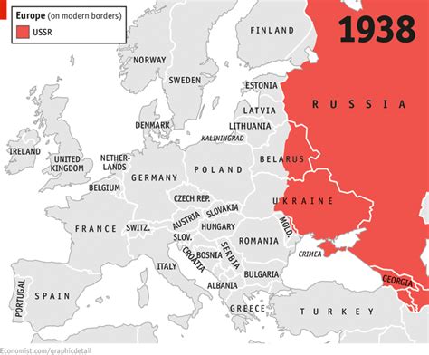 Russian territory from 1938 to 2014 with modern European borders. More history maps >> | История ...