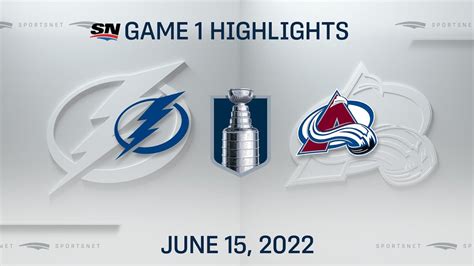 Stanley Cup Final Game 1 Highlights | Lightning vs. Avalanche - June 15 ...