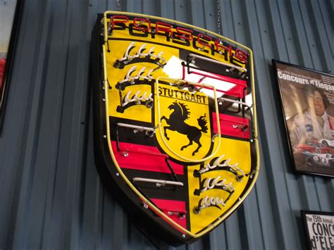 Porsche Dealer Neon Sign… A Must Have for your Garage! | Legacy Motorcars