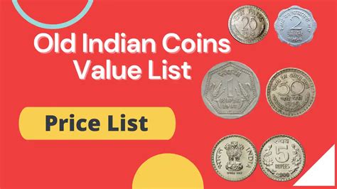 Old Indian Coins Value List Price 2024 - Indian Coin Mill