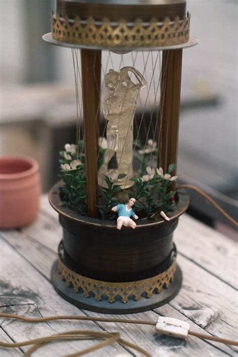 Oil lamp with soccer amputee | April L. Sanders | Flickr