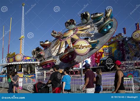 Thrill Rides at State Fair of Texas Dallas Editorial Image - Image of ...