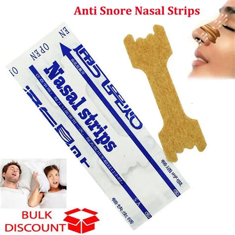 Hot Selling 50 Pieces Anti Snore Strips Easier Better Breathe 55*16 mm Breathe Right Better ...