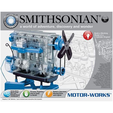 Smithsonian Motor-Works Model Engine | Motor works, Building for kids ...