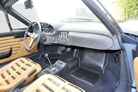 1972 Dino (Ferrari) 246 GTS Serial Number 03916 - Interior from right ...