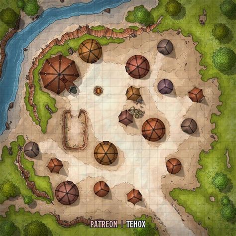 Goblin Camp Battlemap Dndmaps Fantasy City Map Dungeon Maps | Images ...