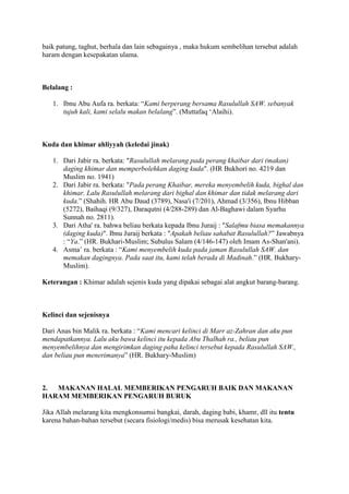 Makanan halal dan haram dalam Islam | PDF