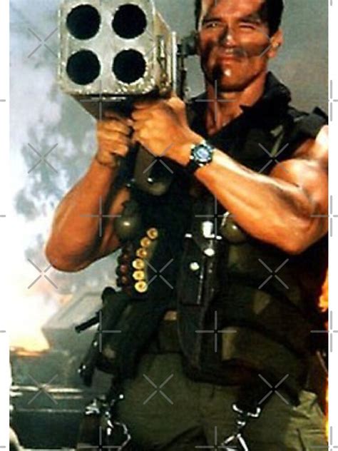 "Commando arnold schwarzenegger bazooka" iPhone Case for Sale by ...