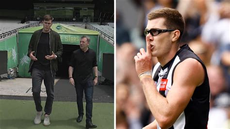 Collingwood giant Mason Cox set to feature on flagship US news program 60 Minutes | 7NEWS