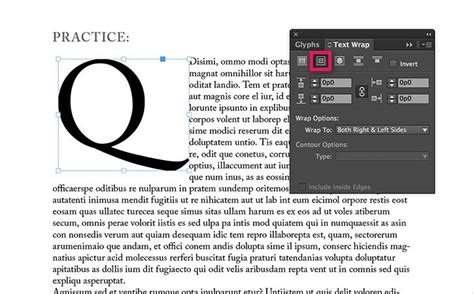 Wrap text around images and graphics in InDesign | Text, Indesign, Wrap