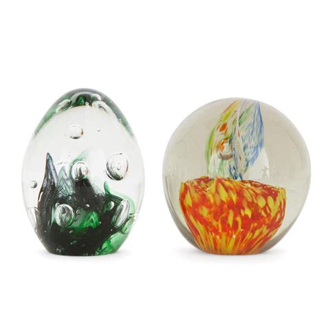 Eight French Decorative Glass Desk Paperweights For Sale at 1stDibs | paperweights for sale ...