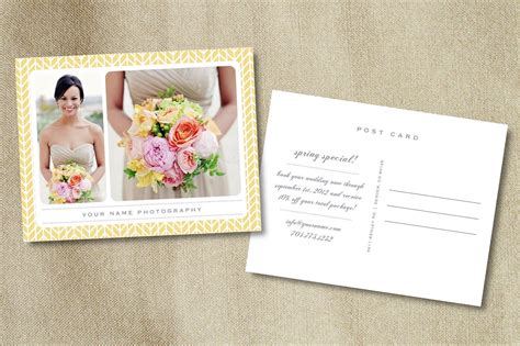 Postcard Marketing Template for by designbybittersweet on Etsy