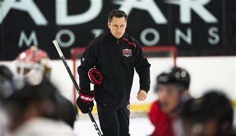 Ottawa Senators head coach Guy Boucher holds training camp in Ottawa on ...