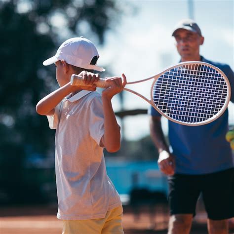 Premium Photo | Tennis Training