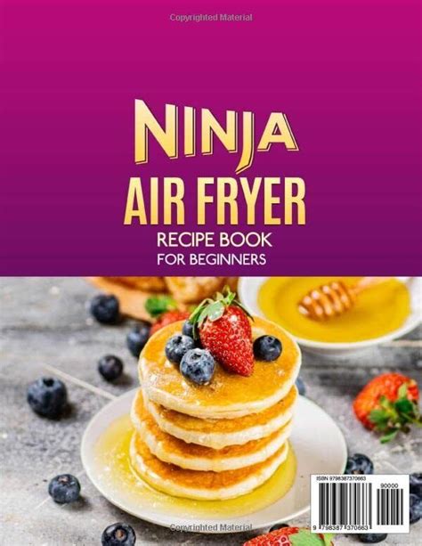 Ninja Air Fryer Recipe Book Beginners: Easy & Acceptable Ninja Air Fryer Recipes 9798387370663 ...