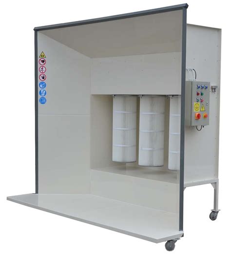 Manual Powder Coating Booths with Cartridge Extraction