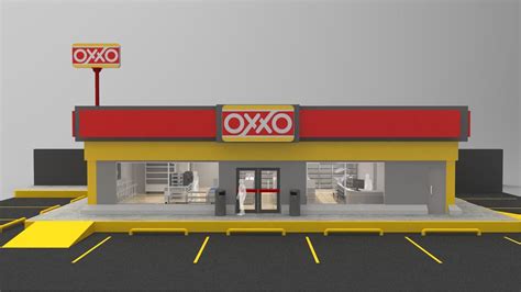 Oxxo - Convenience Store 3D model | CGTrader