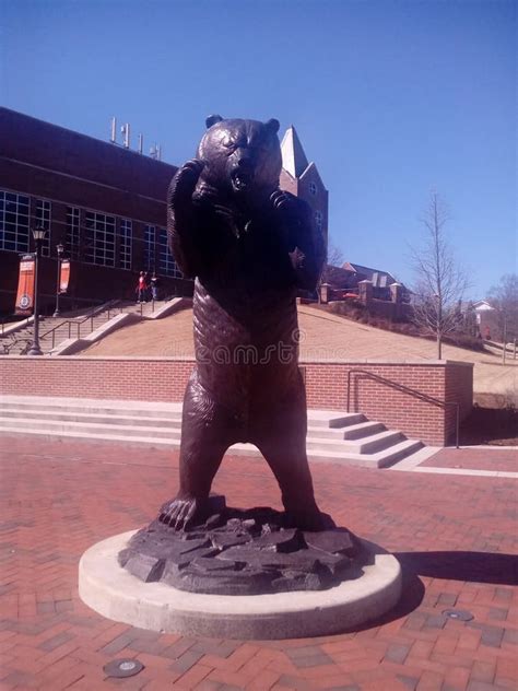 Mercer University Mascot Statue in Macon, Georgia Editorial Stock Image - Image of georgia ...