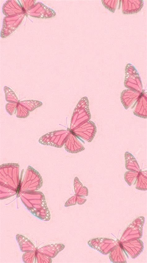 pink butterflies | Butterfly wallpaper, Butterfly wallpaper iphone ...