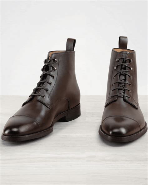 Martin - Dark brown leather boots | Men's leather boots | In Corio Color Dark Brown Shoe sizes 10.5