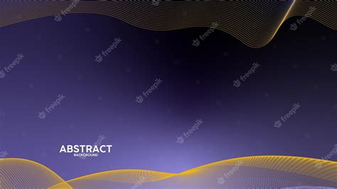 Premium Vector | Dark purple abstract background with waves element
