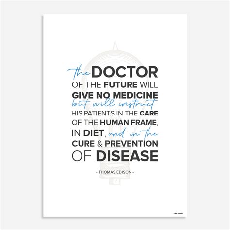 Thomas Edison Quotes The Doctor Of The Future