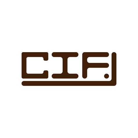 CIF letter logo creative design with vector graphic, CIF simple and modern logo. 20086994 Vector ...